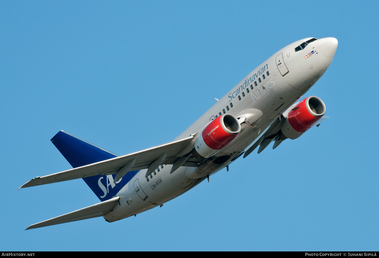 Aircraft Photo of LN-RGK | Boeing 737-683 | Scandinavian Airlines - SAS | AirHistory.net #205043