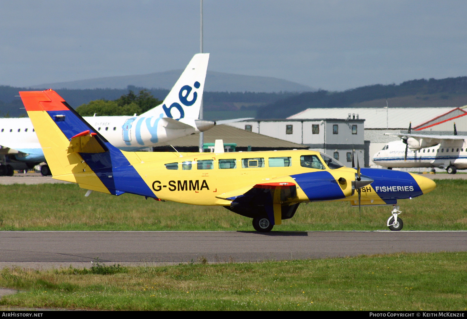 Aircraft Photo of G-SMMA | Reims F406 Caravan II | Scottish Fisheries Protection Agency | AirHistory.net #205070
