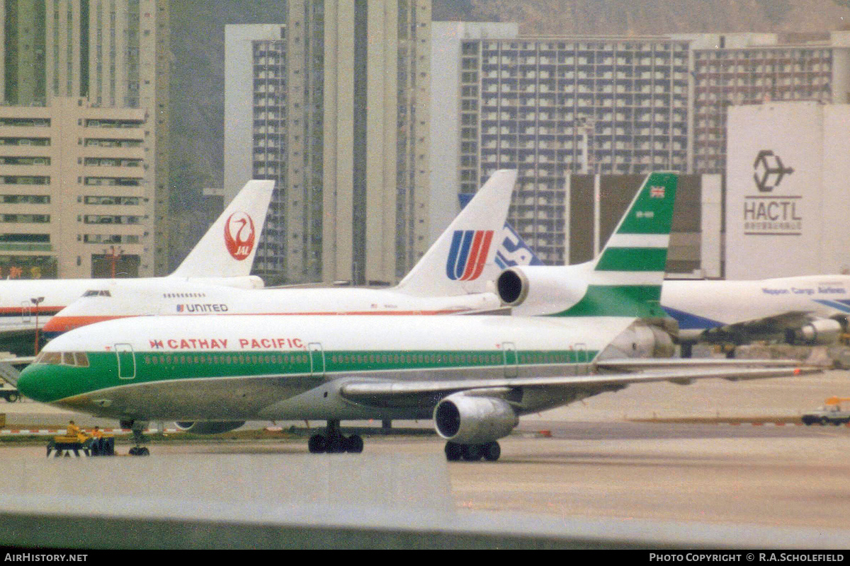 Aircraft Photo of VR-HHV | Lockheed L-1011-385-1 TriStar 1 | Cathay Pacific Airways | AirHistory.net #205080