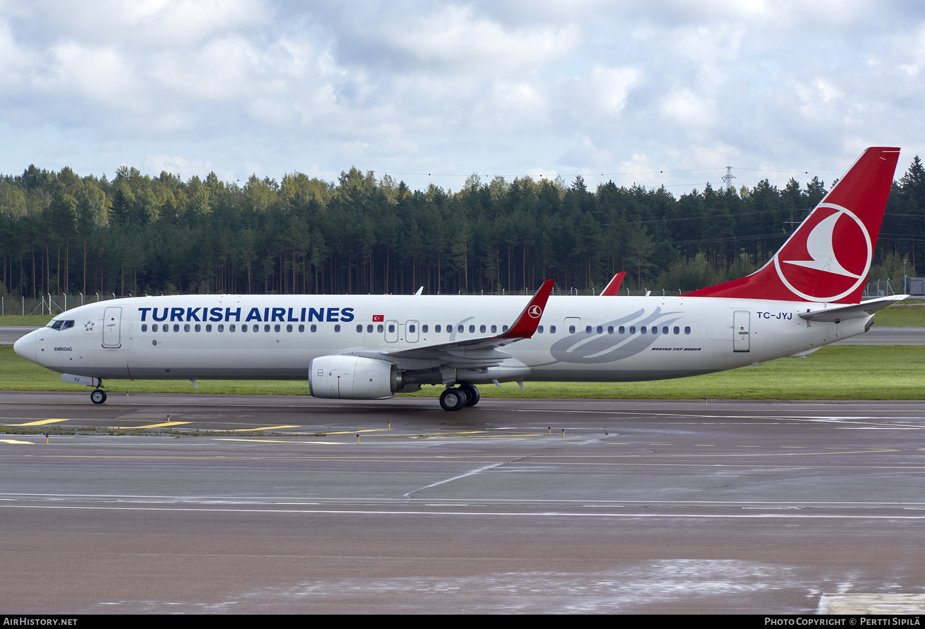 Aircraft Photo of TC-JYJ | Boeing 737-9F2/ER | Turkish Airlines | AirHistory.net #205097