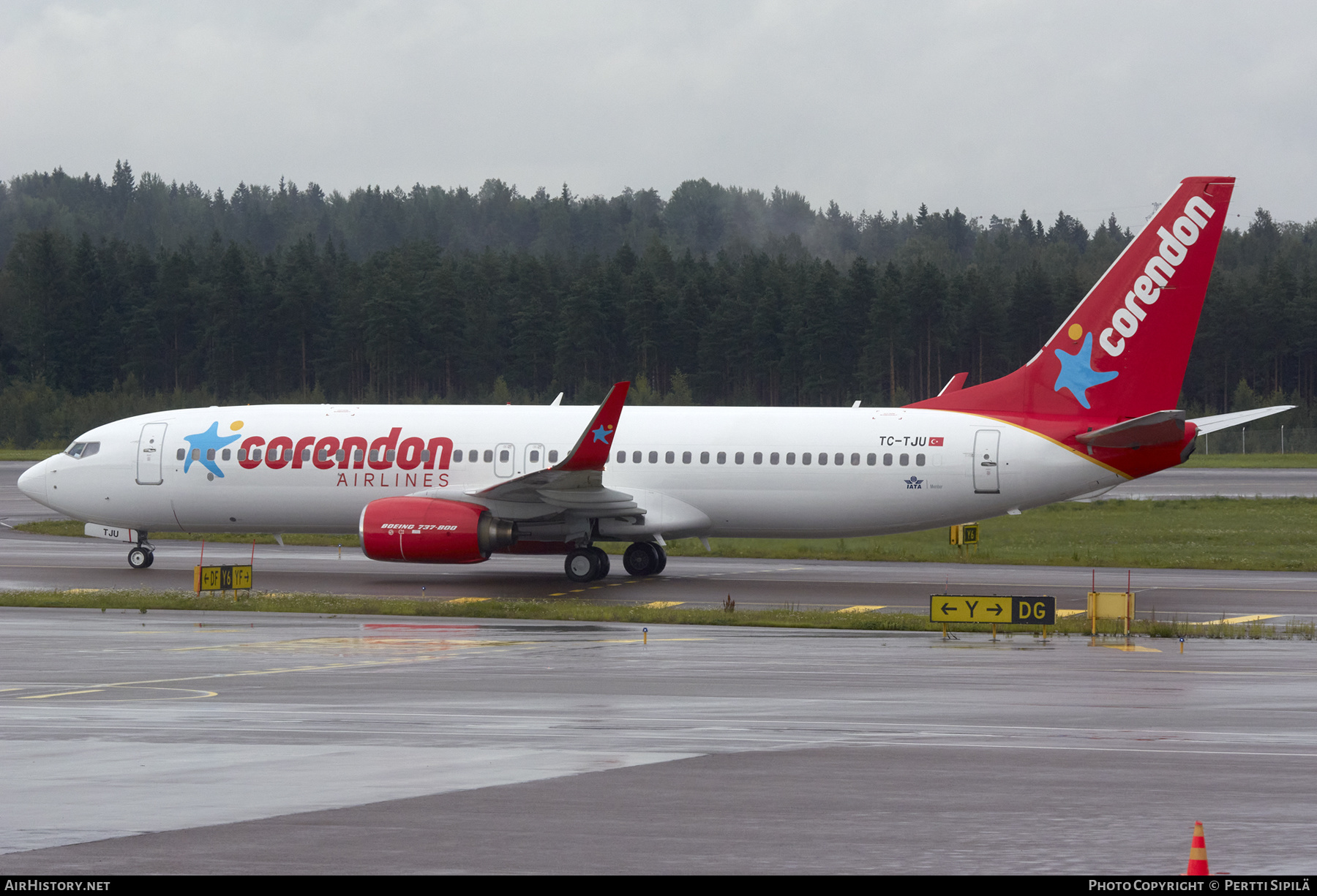 Aircraft Photo of TC-TJU | Boeing 737-8HX | Corendon Airlines | AirHistory.net #205123