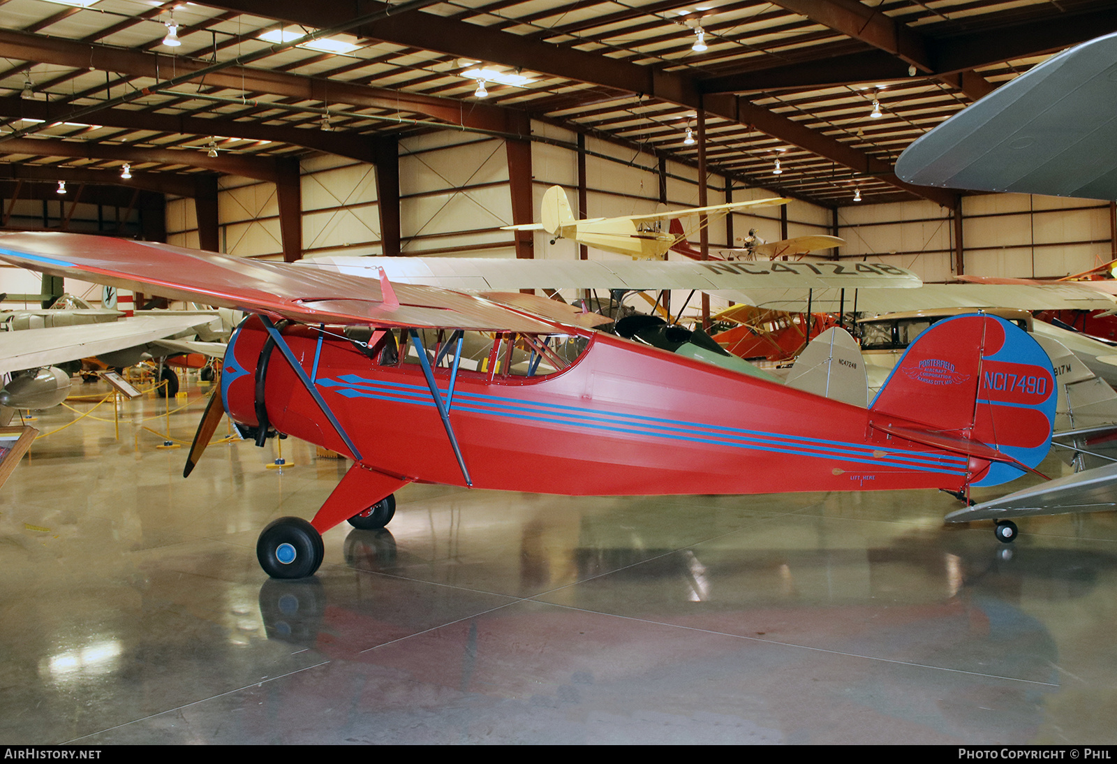 Aircraft Photo of N17490 / NC17490 | Porterfield 35/70 Flyabout | AirHistory.net #205124