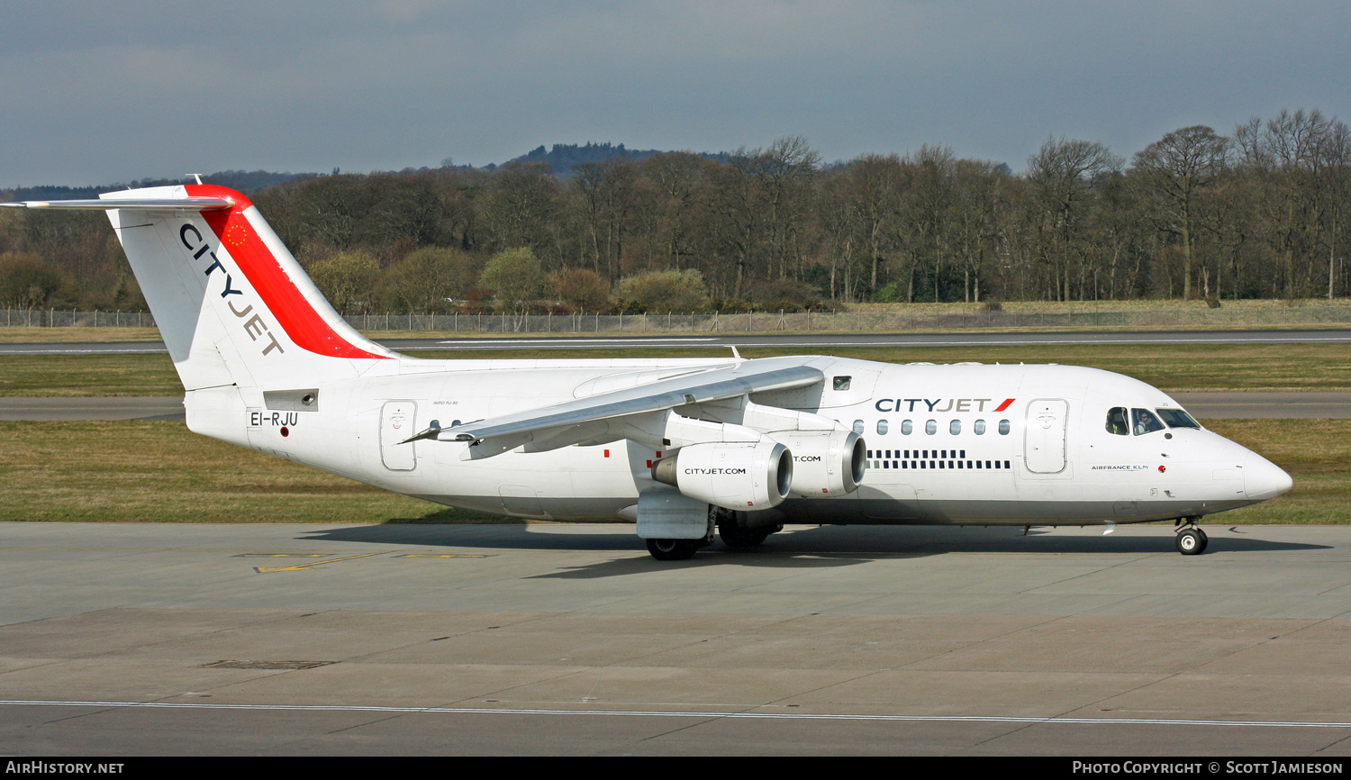 Aircraft Photo of EI-RJU | BAE Systems Avro 146-RJ85A | CityJet | AirHistory.net #205163