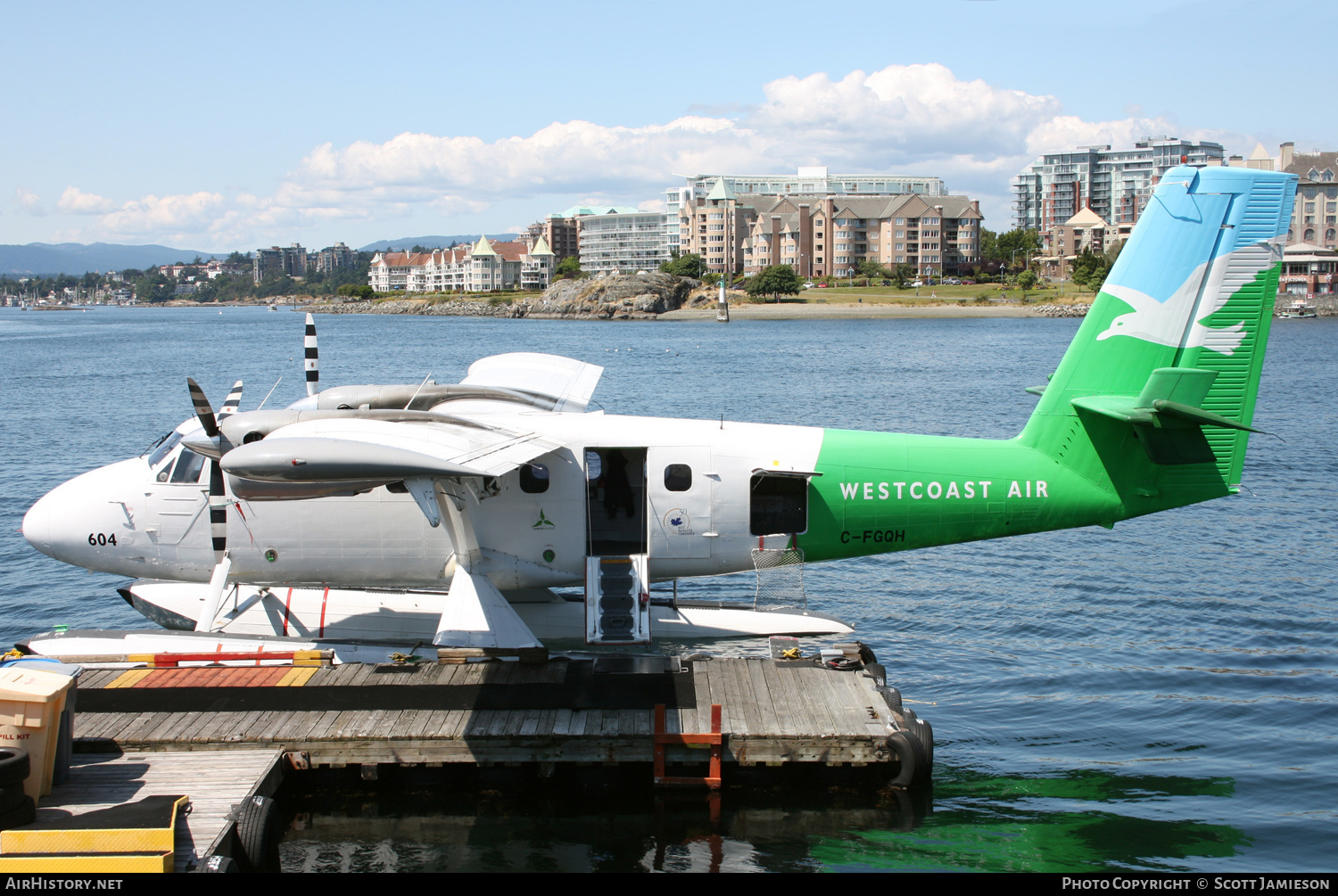 Aircraft Photo of C-FGQH | De Havilland Canada DHC-6-100 Twin Otter | West Coast Air | AirHistory.net #205189