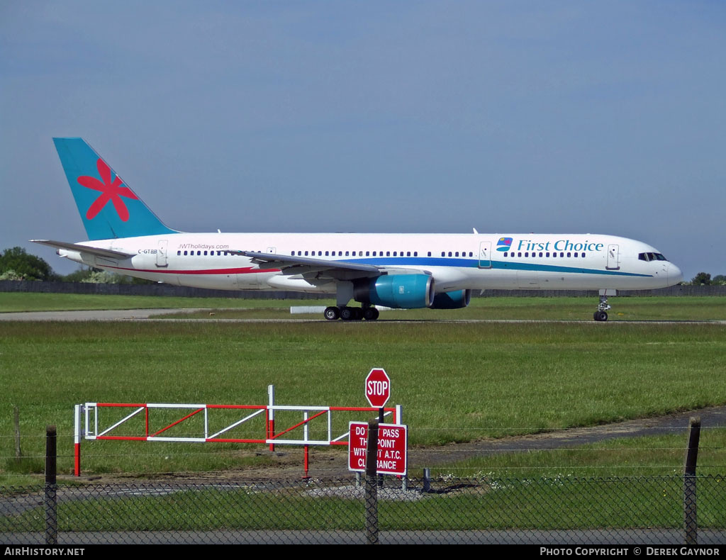 Aircraft Photo of C-GTBB | Boeing 757-28A | First Choice Airways | AirHistory.net #205192