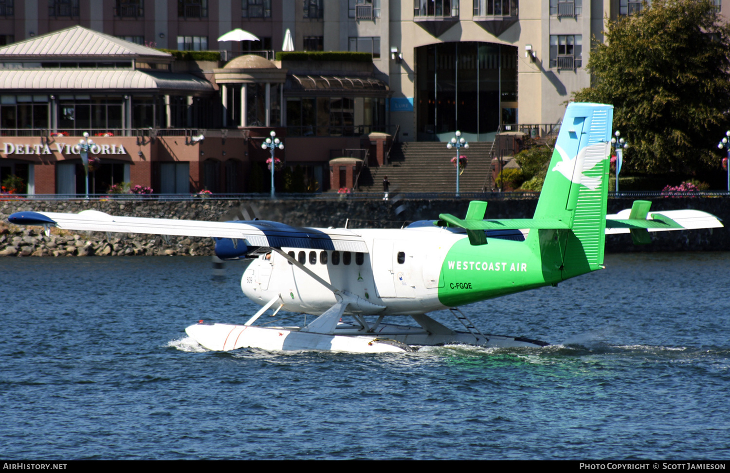 Aircraft Photo of C-FGQE | De Havilland Canada DHC-6-100 Twin Otter | Westcoast Air | AirHistory.net #205216