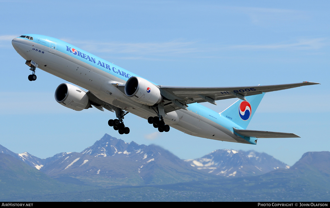 Aircraft Photo of HL8005 | Boeing 777-FB5 | Korean Air Cargo | AirHistory.net #205230