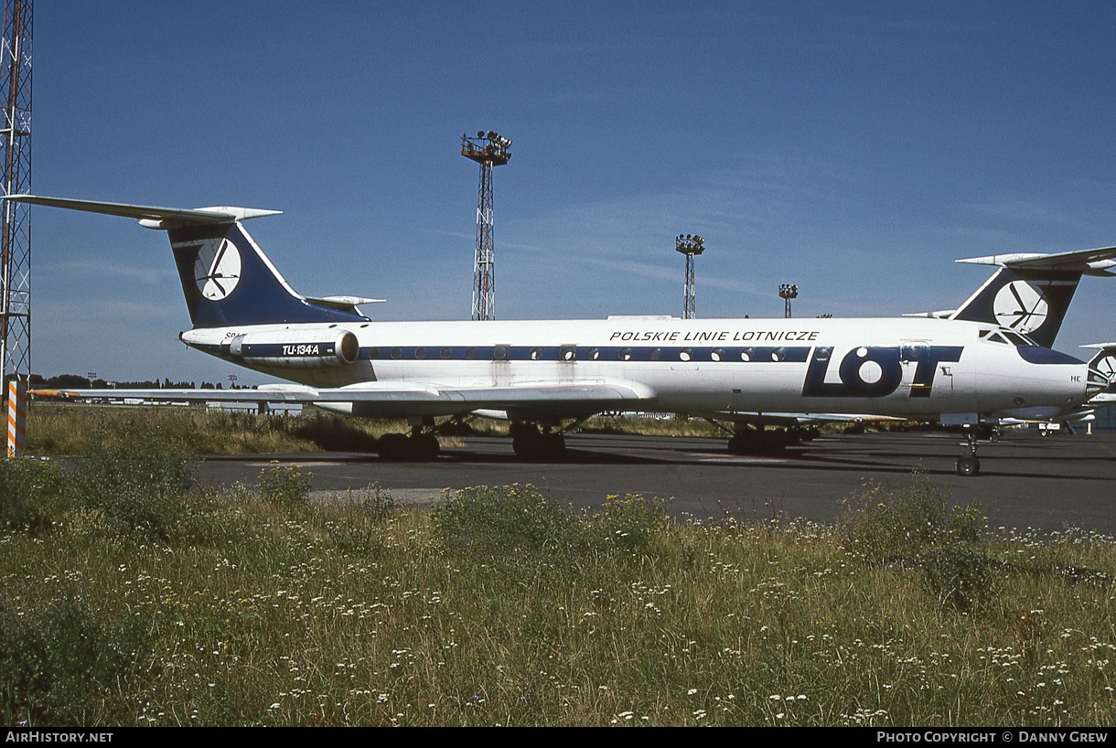 Aircraft Photo of SP-LHE | Tupolev Tu-134A | LOT Polish Airlines - Polskie Linie Lotnicze | AirHistory.net #205239