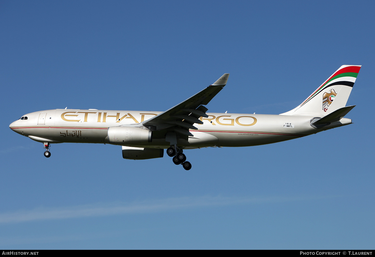Aircraft Photo of F-WWTL | Airbus A330-243F | Etihad Airways Cargo | AirHistory.net #205245