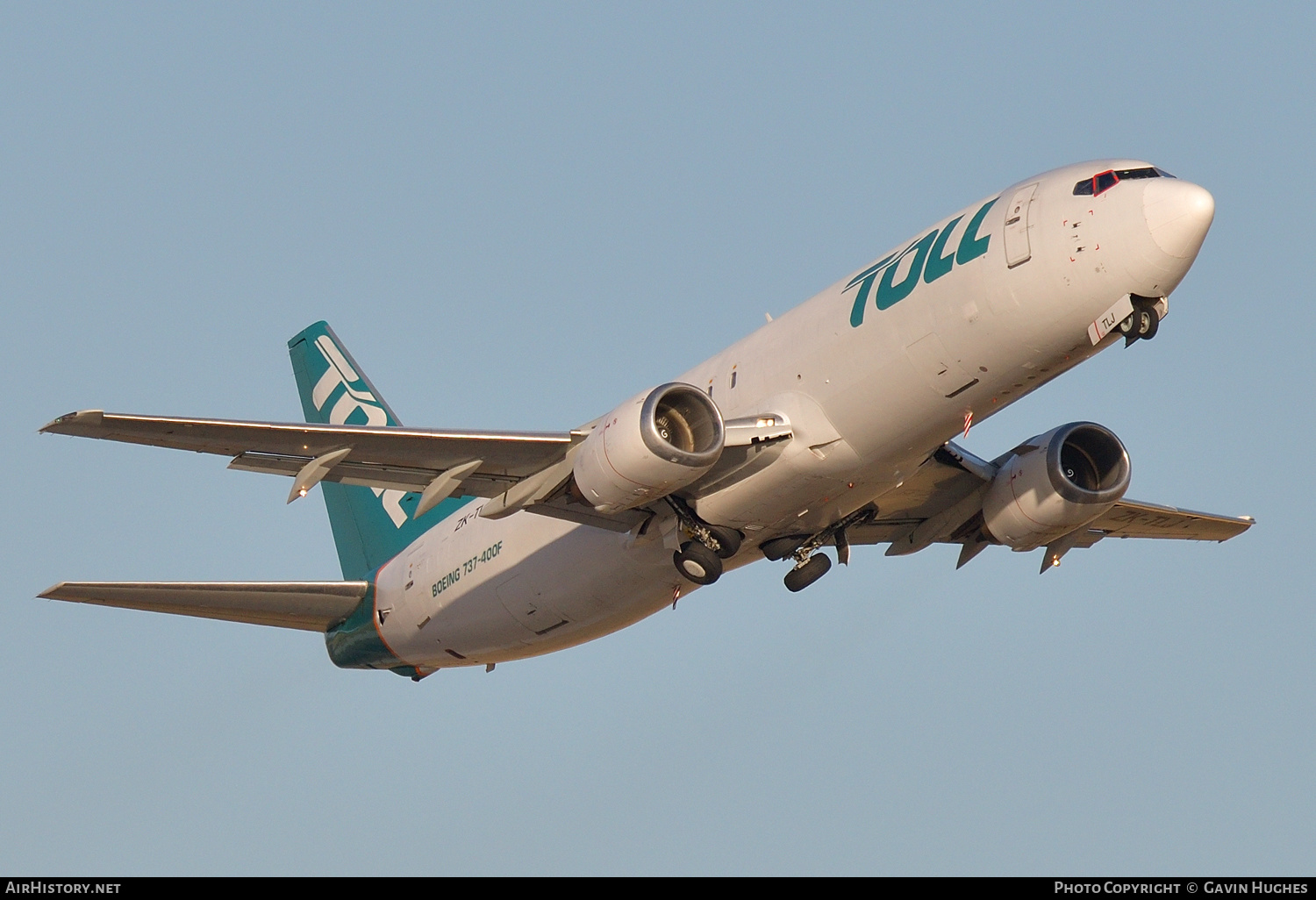 Aircraft Photo of ZK-TLJ | Boeing 737-476(SF) | Toll Priority | AirHistory.net #205262