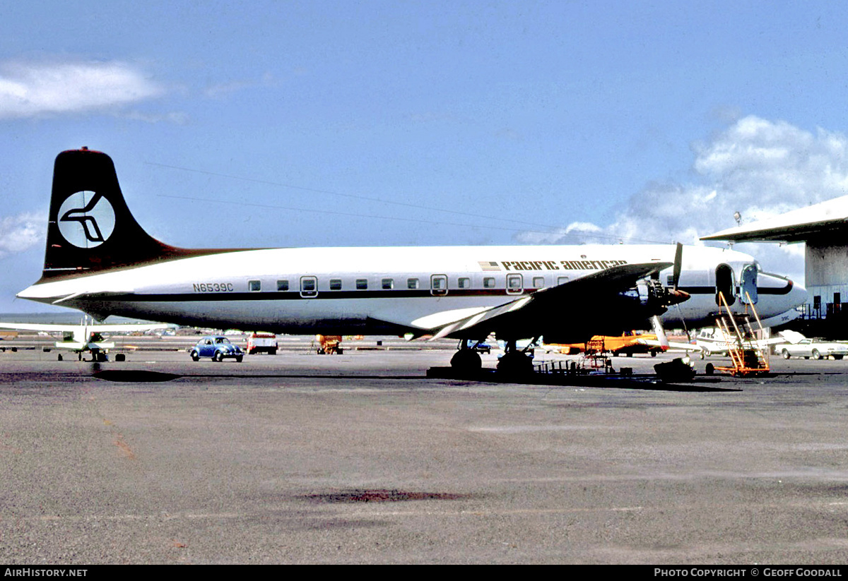 Aircraft Photo of N6539C | Douglas DC-6A | Pacific American Airlines | AirHistory.net #205267