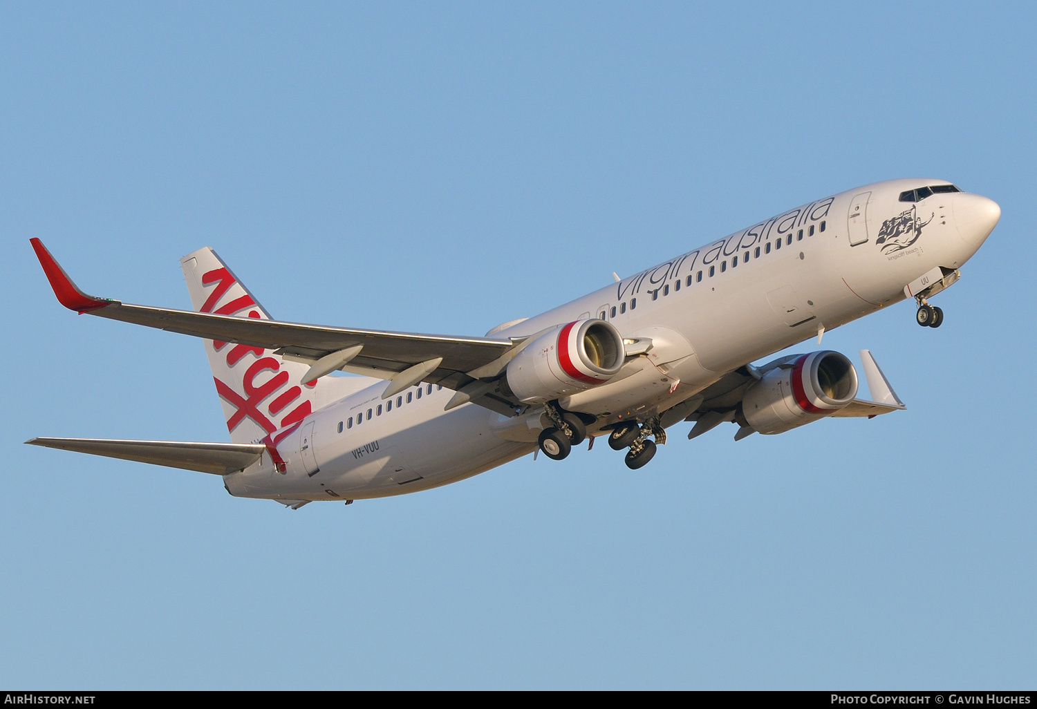 Aircraft Photo of VH-VUU | Boeing 737-8FE | Virgin Australia Airlines | AirHistory.net #205286