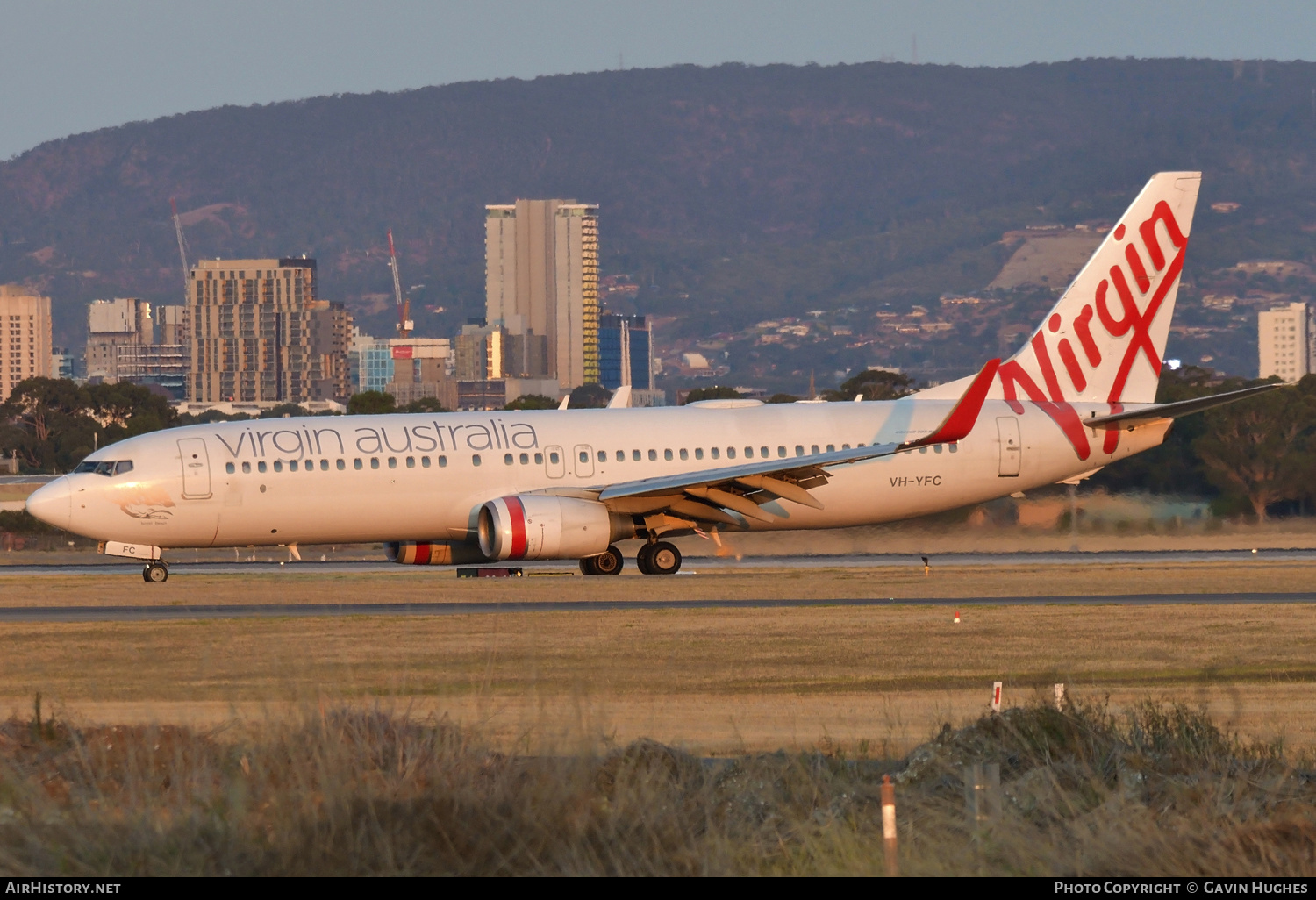 Aircraft Photo of VH-YFC | Boeing 737-81D | Virgin Australia Airlines | AirHistory.net #205293