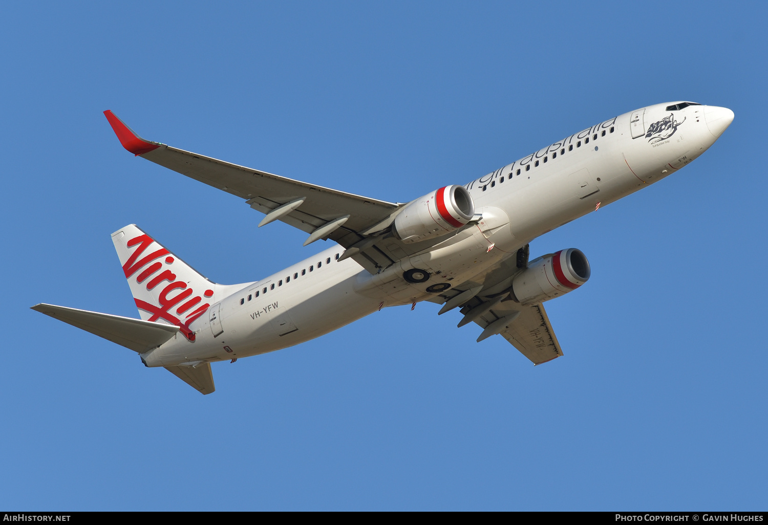 Aircraft Photo of VH-YFW | Boeing 737-8FE | Virgin Australia Airlines | AirHistory.net #205298