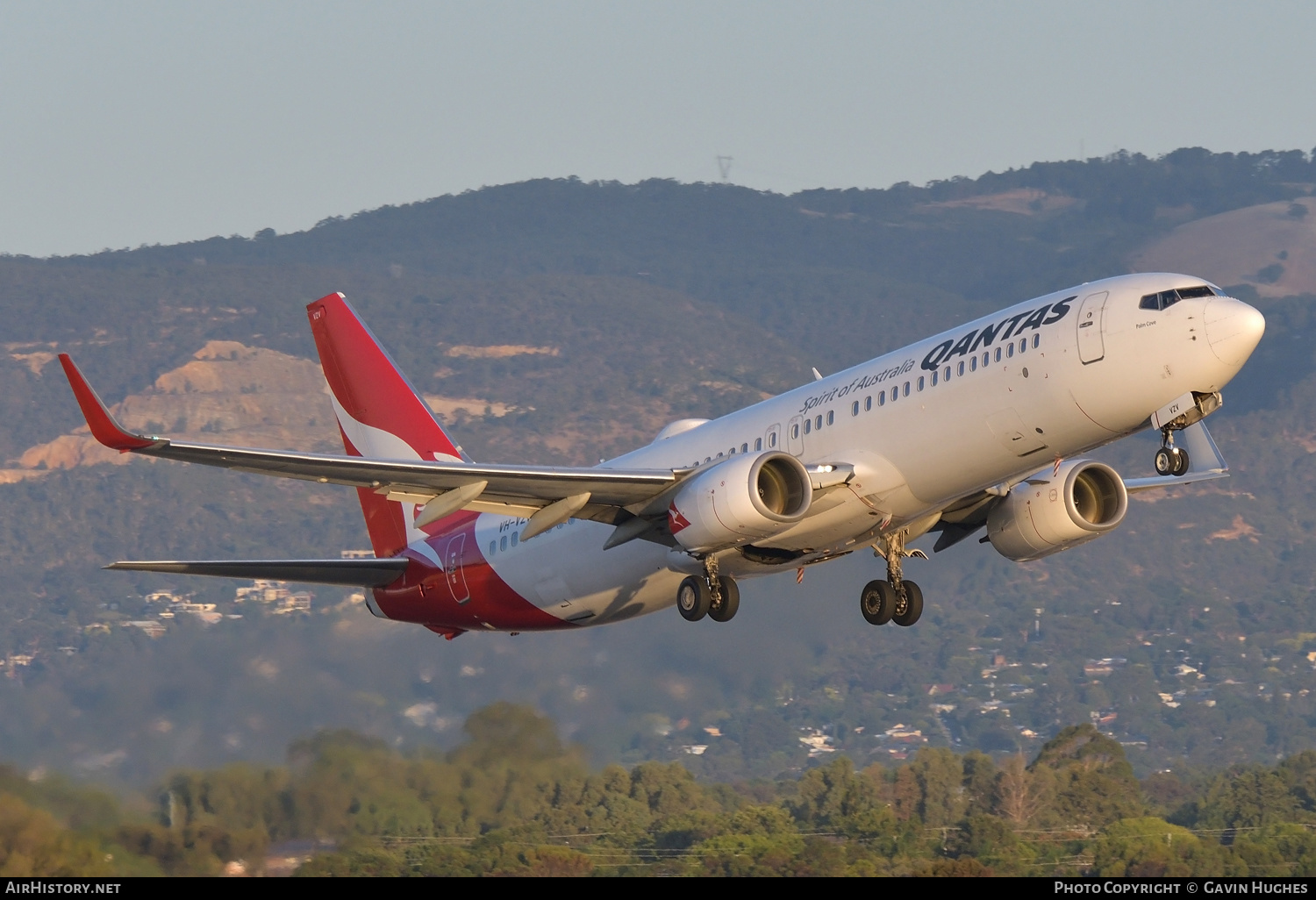 Aircraft Photo of VH-VZV | Boeing 737-838 | Qantas | AirHistory.net #205303