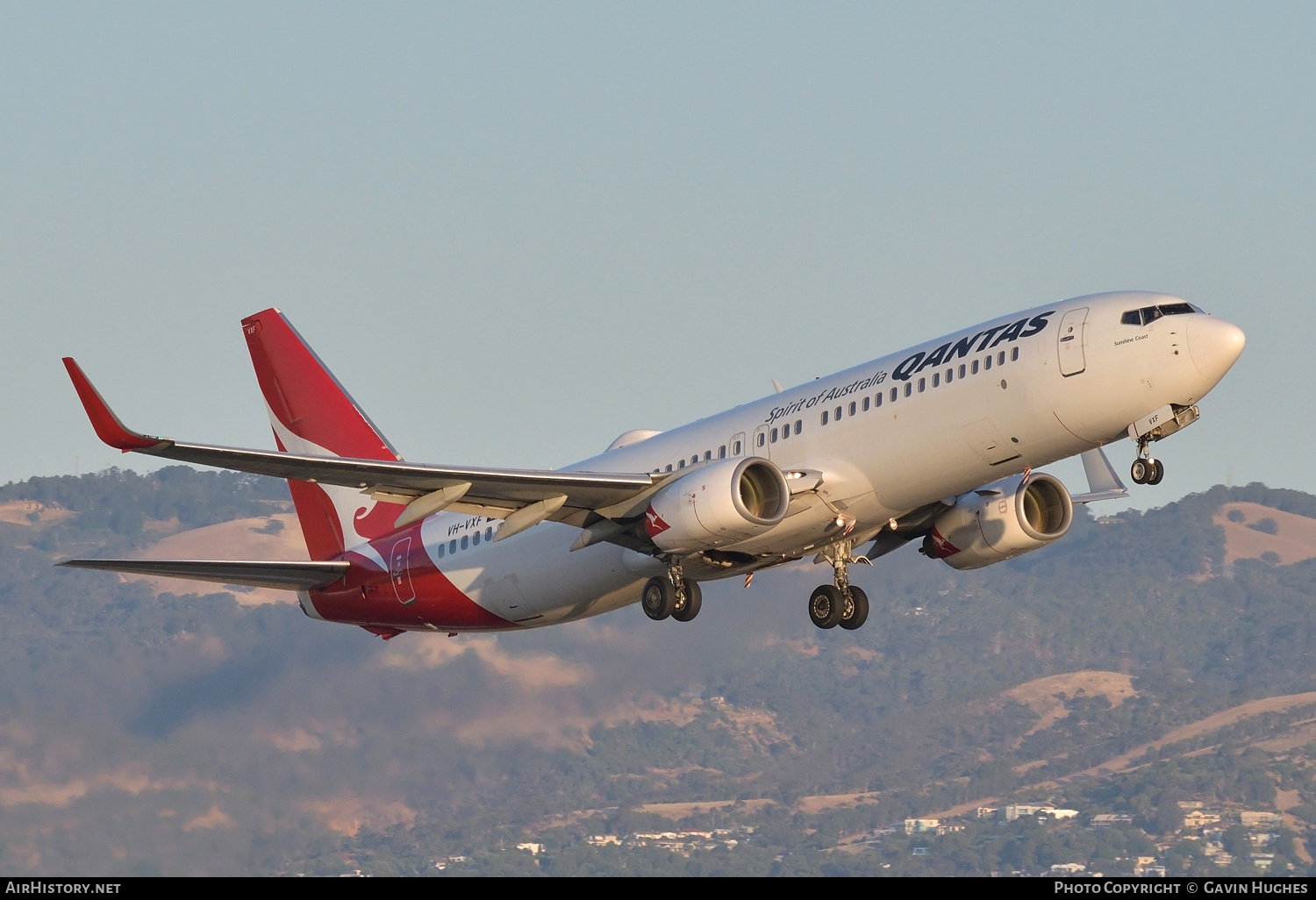 Aircraft Photo of VH-VXF | Boeing 737-838 | Qantas | AirHistory.net #205310