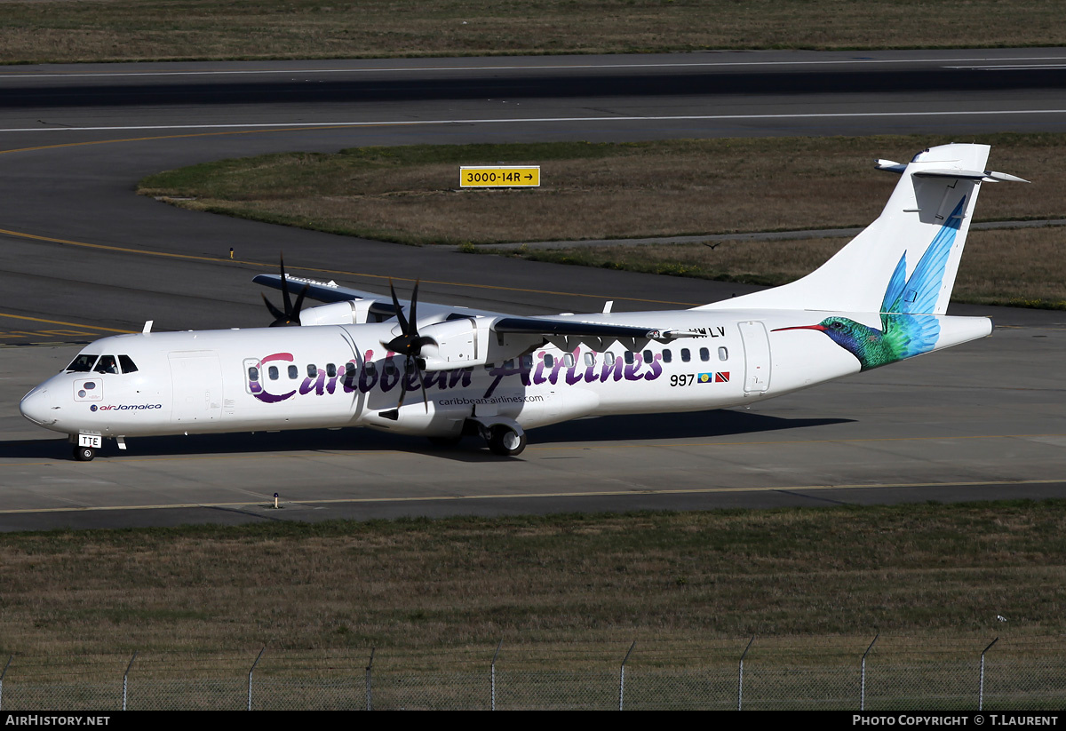 Aircraft Photo of F-WWLV | ATR ATR-72-600 (ATR-72-212A) | Caribbean Airlines | AirHistory.net #205321