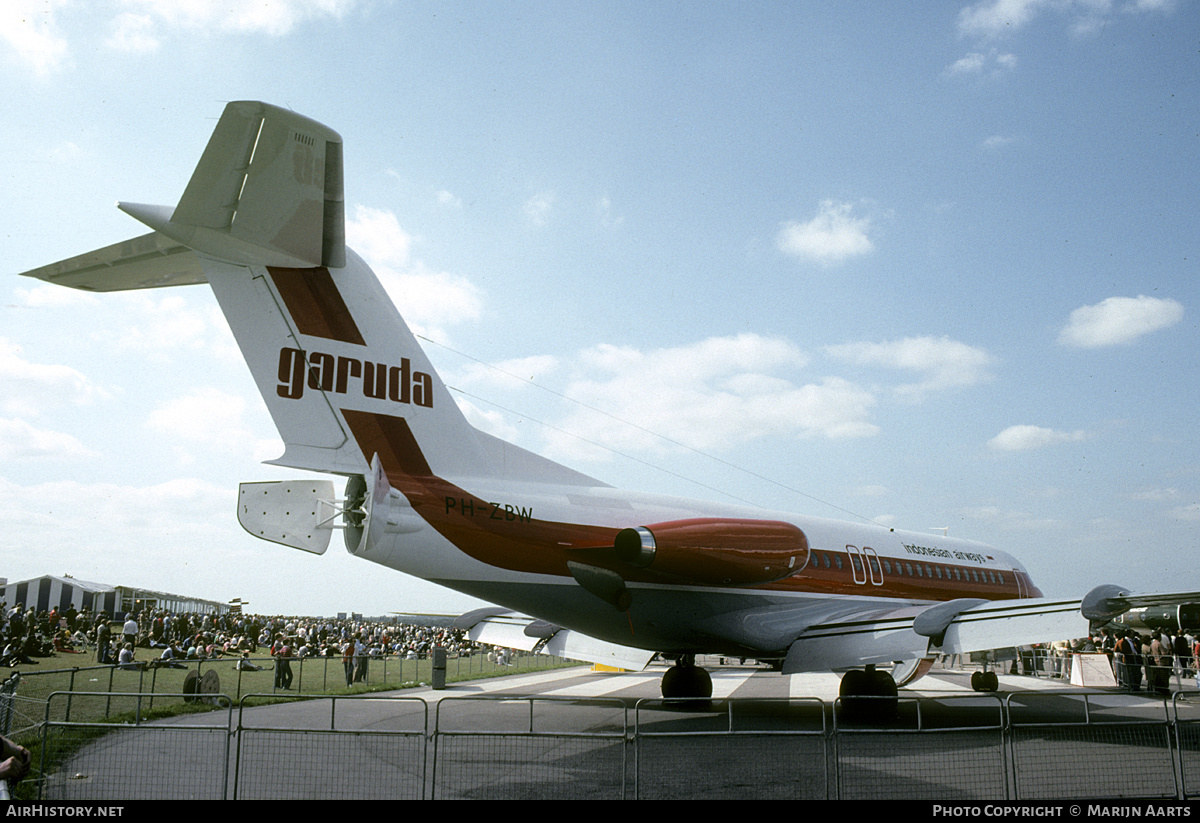 Aircraft Photo of PH-ZBW | Fokker F28-4000 Fellowship | Garuda Indonesian Airways | AirHistory.net #205349