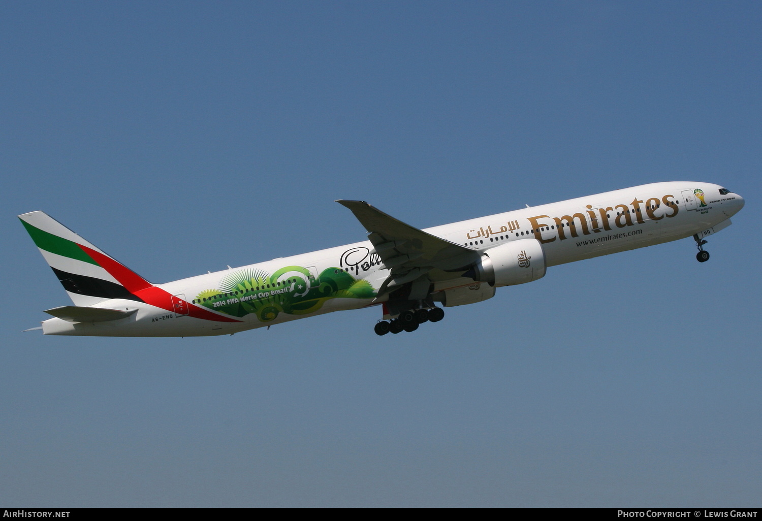 Aircraft Photo of A6-ENQ | Boeing 777-31H/ER | Emirates | AirHistory.net #205381