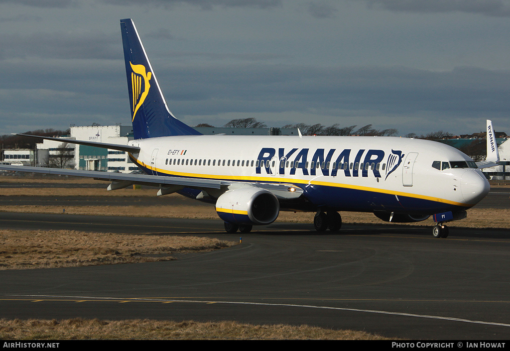 Aircraft Photo of EI-EFY | Boeing 737-8AS | Ryanair | AirHistory.net #205399