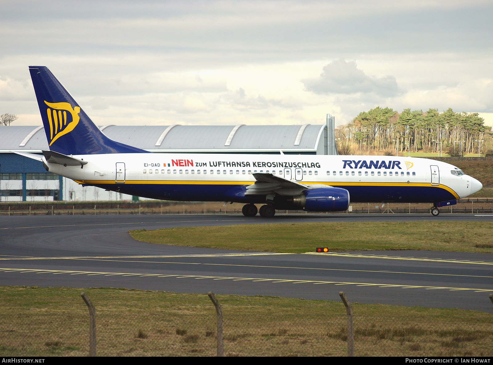 Aircraft Photo of EI-DAD | Boeing 737-8AS | Ryanair | AirHistory.net #205401