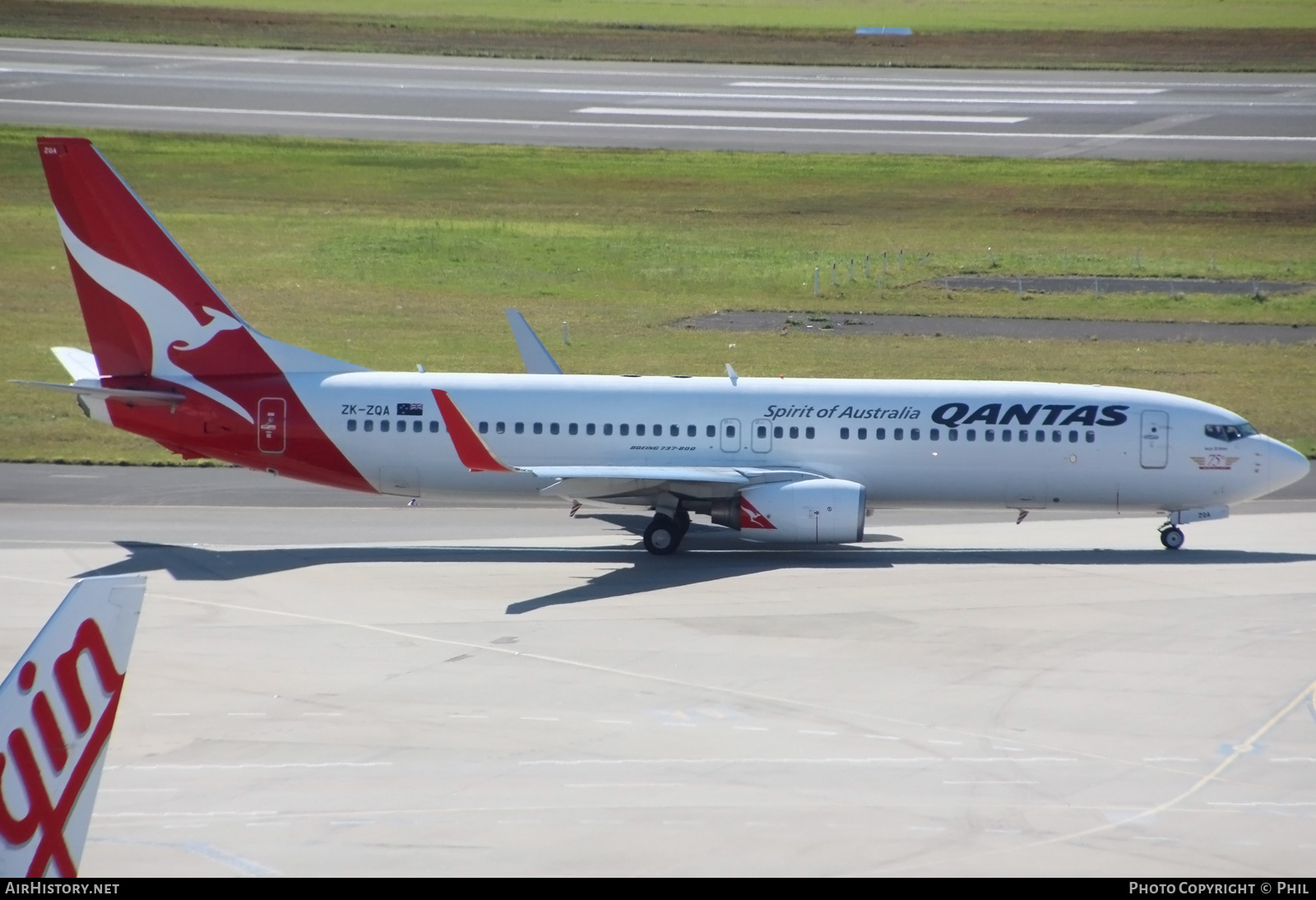 Aircraft Photo of ZK-ZQA | Boeing 737-838 | Qantas | AirHistory.net #205402
