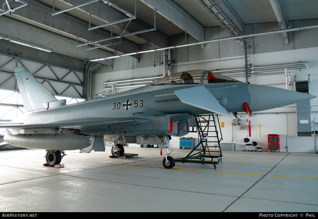 Aircraft Photo of 3053 | Eurofighter EF-2000 Typhoon EFA | Germany - Air Force | AirHistory.net #205403