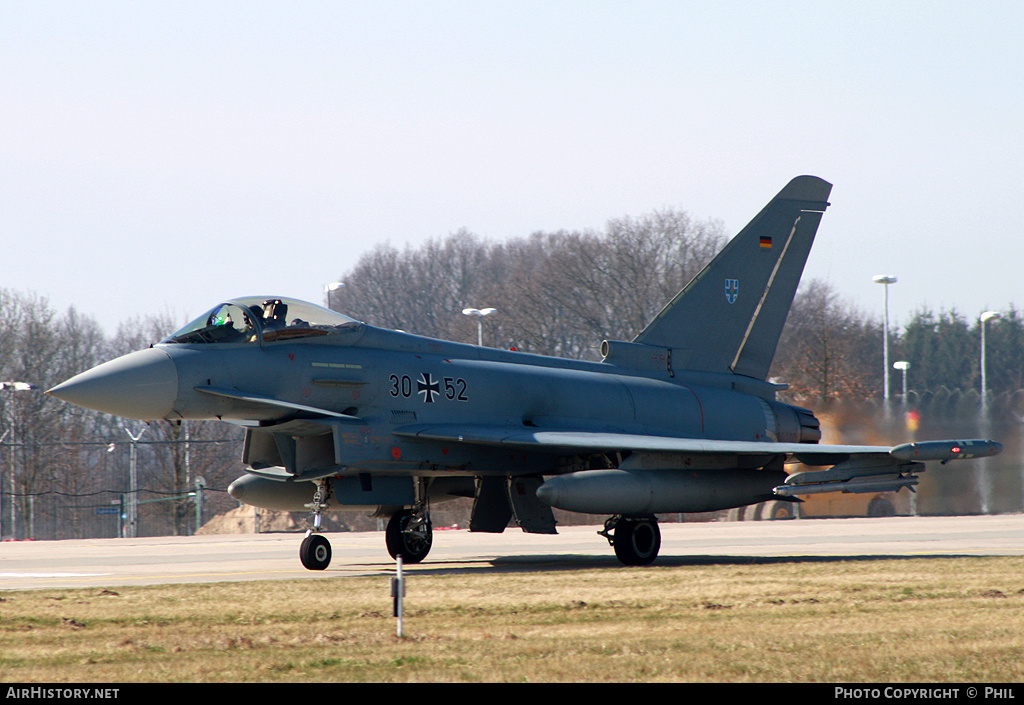 Aircraft Photo of 3052 | Eurofighter EF-2000 Typhoon ... | Germany - Air Force | AirHistory.net #205404