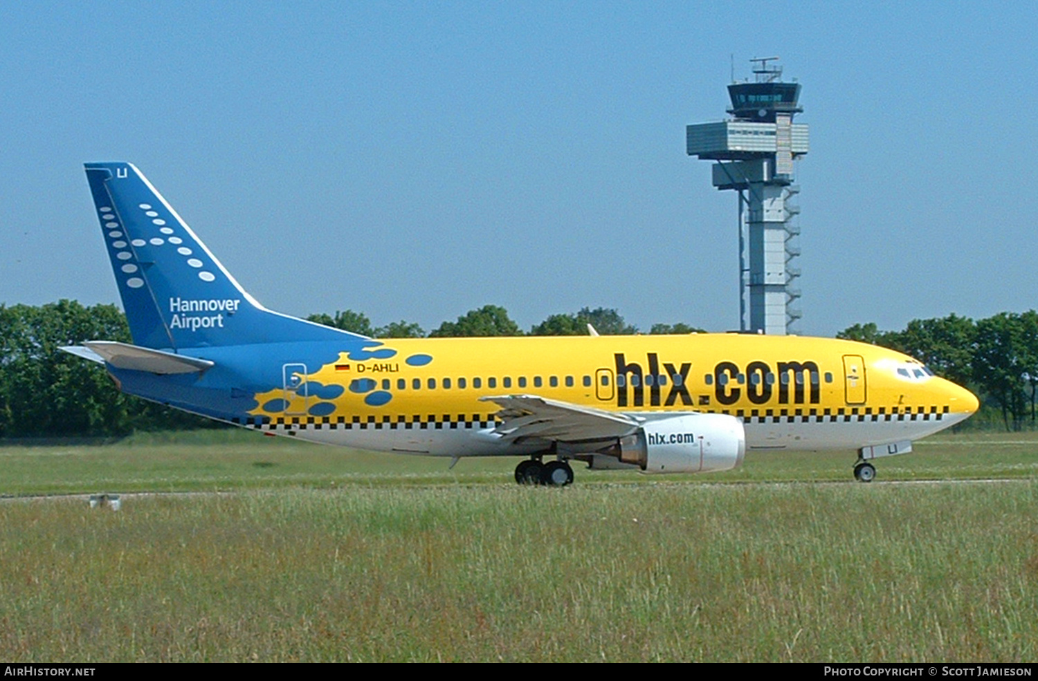 Aircraft Photo of D-AHLI | Boeing 737-5K5 | Hapag-Lloyd Express | AirHistory.net #205409