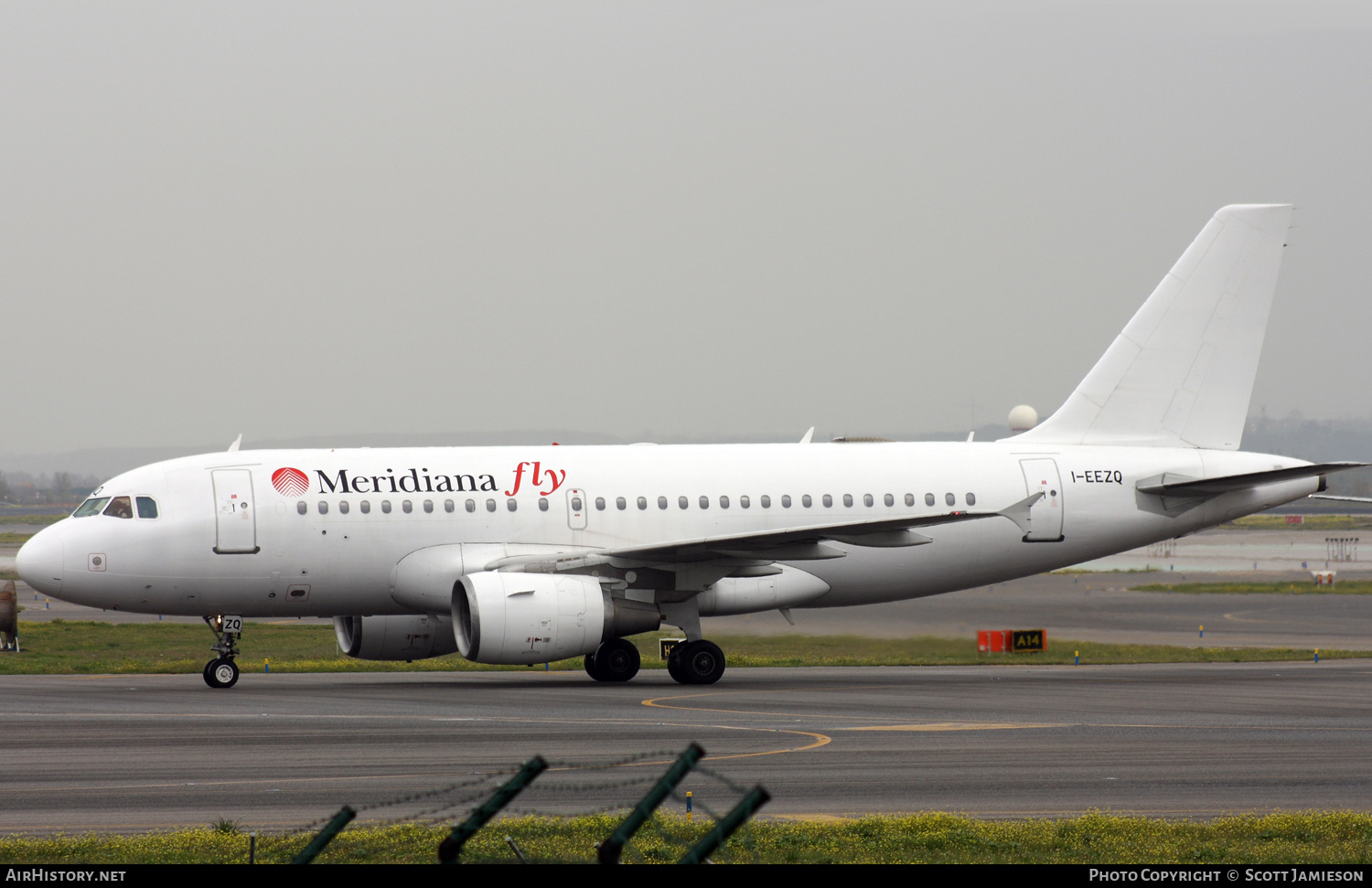 Aircraft Photo of I-EEZQ | Airbus A319-112 | Meridiana Fly | AirHistory.net #205421