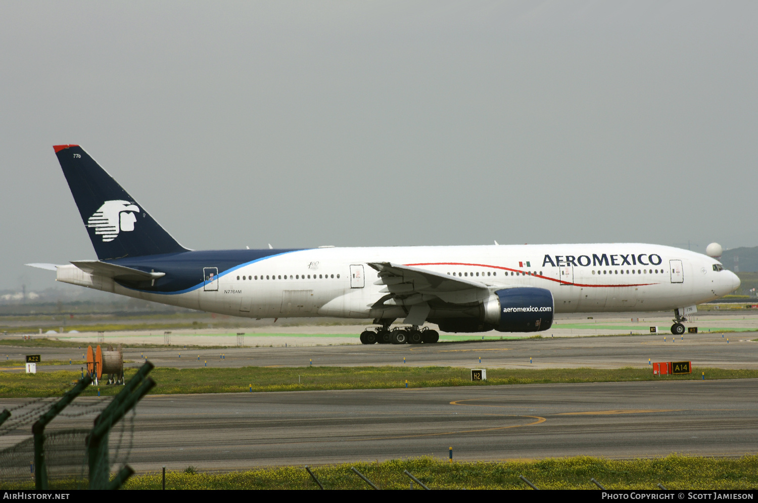 Aircraft Photo of N776AM | Boeing 777-2Q8/ER | AeroMéxico | AirHistory.net #205432
