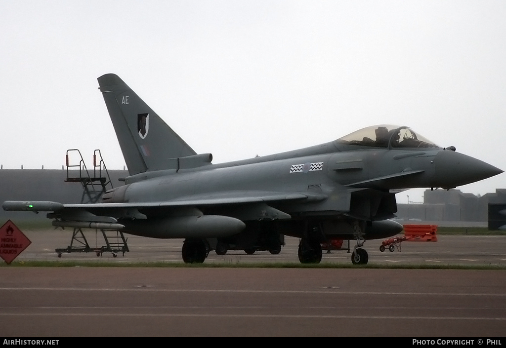 Aircraft Photo of ZJ927 | Eurofighter EF-2000 Typhoon FGR4 | UK - Air Force | AirHistory.net #205474