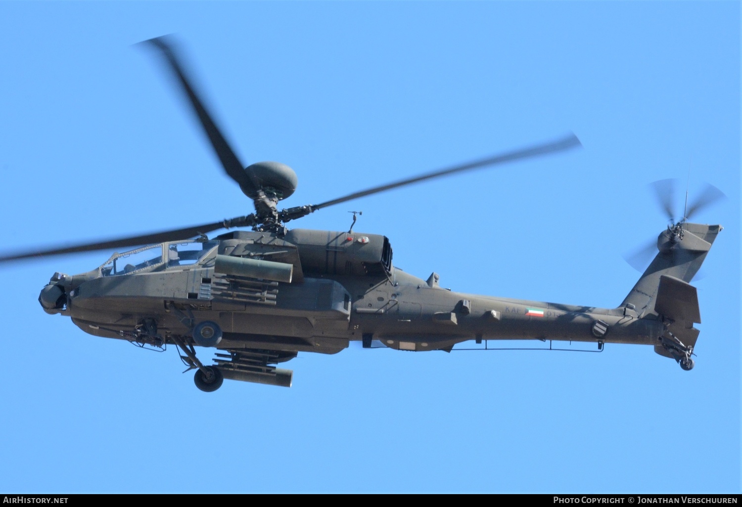 Aircraft Photo of KAF013 | Boeing AH-64D Apache | Kuwait - Air Force | AirHistory.net #205491