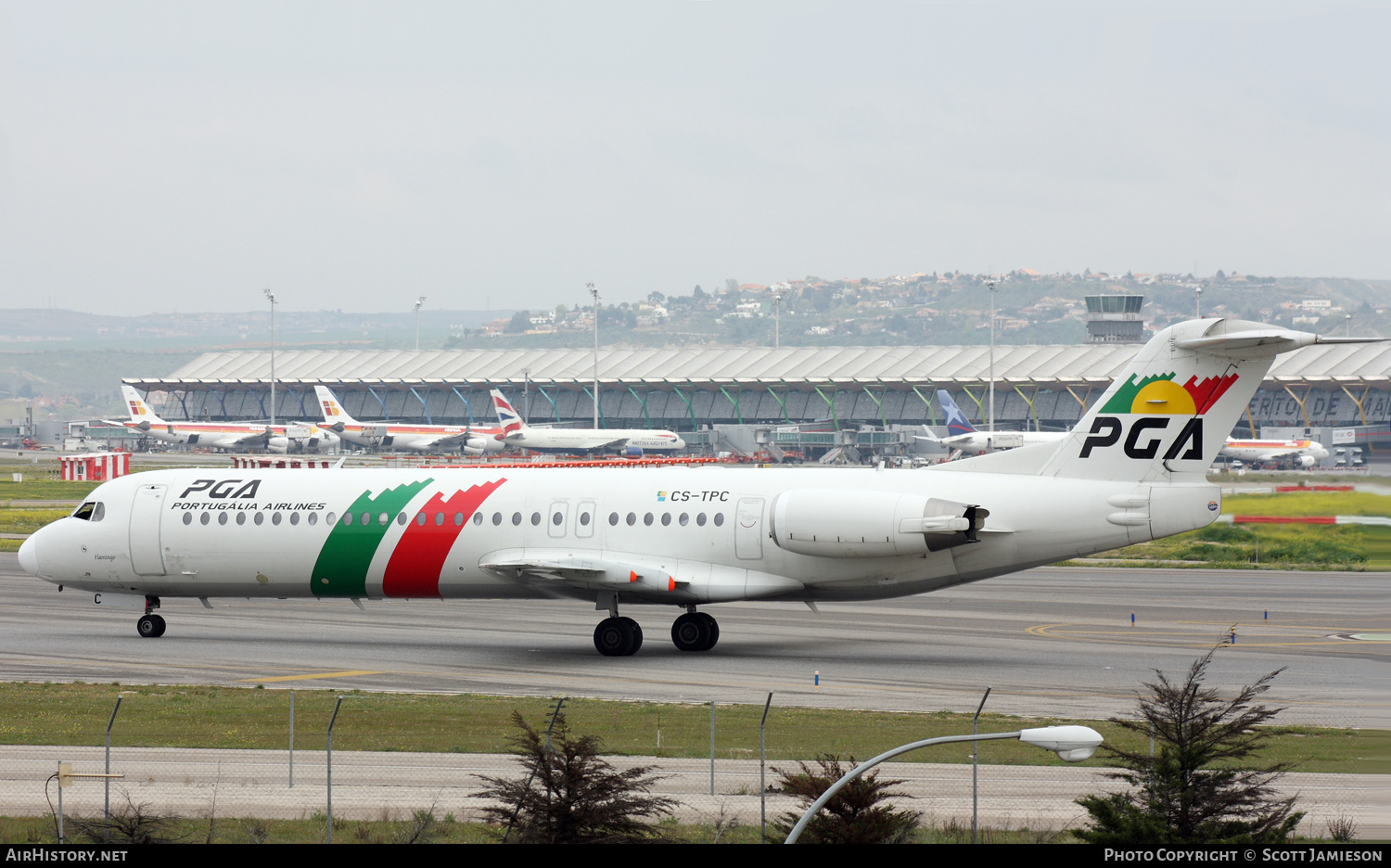 Aircraft Photo of CS-TPC | Fokker 100 (F28-0100) | Portugália Airlines - PGA | AirHistory.net #205495