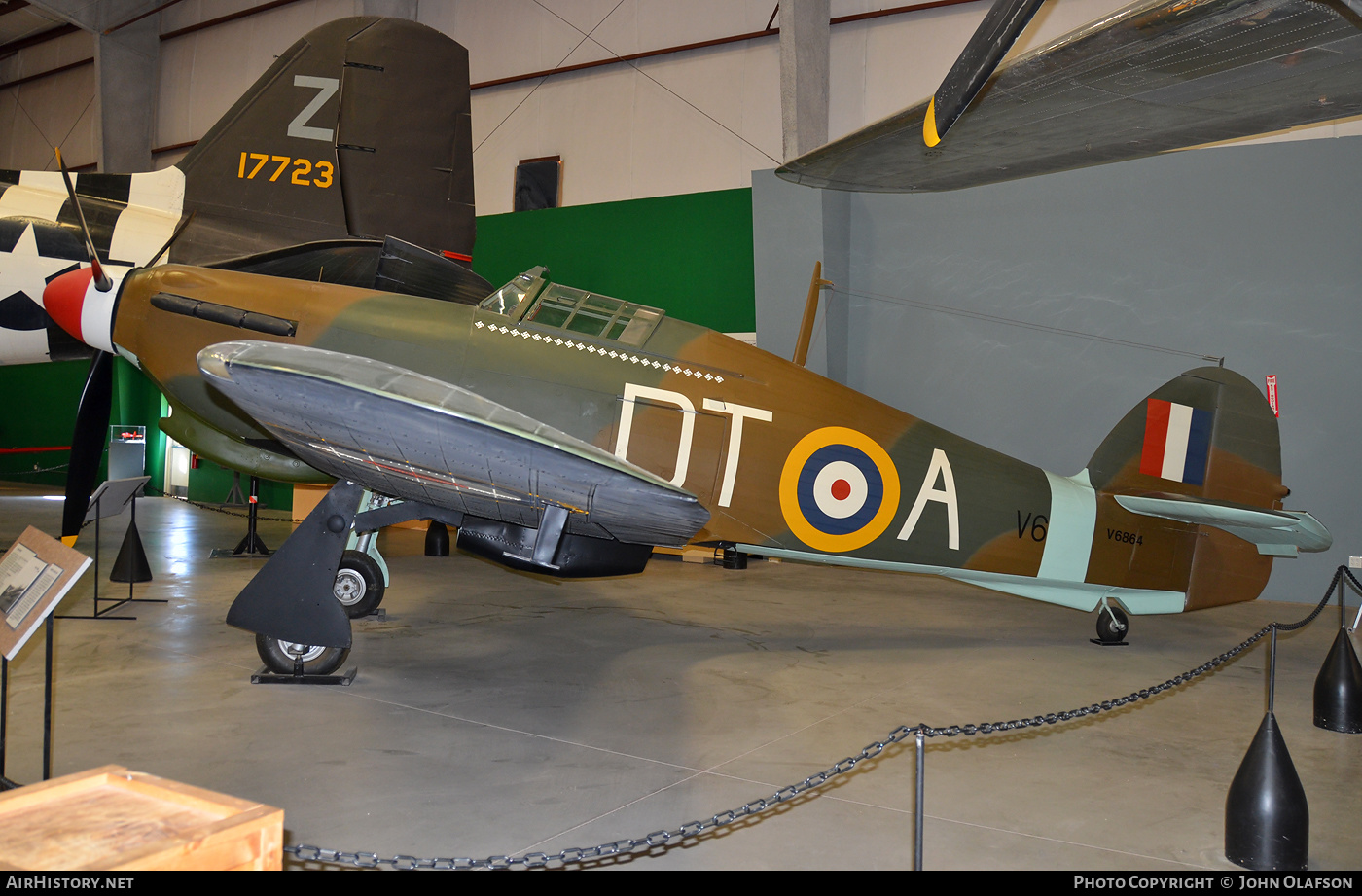 Aircraft Photo of V6864 | Hawker Hurricane Mk2A | UK - Air Force | AirHistory.net #205514