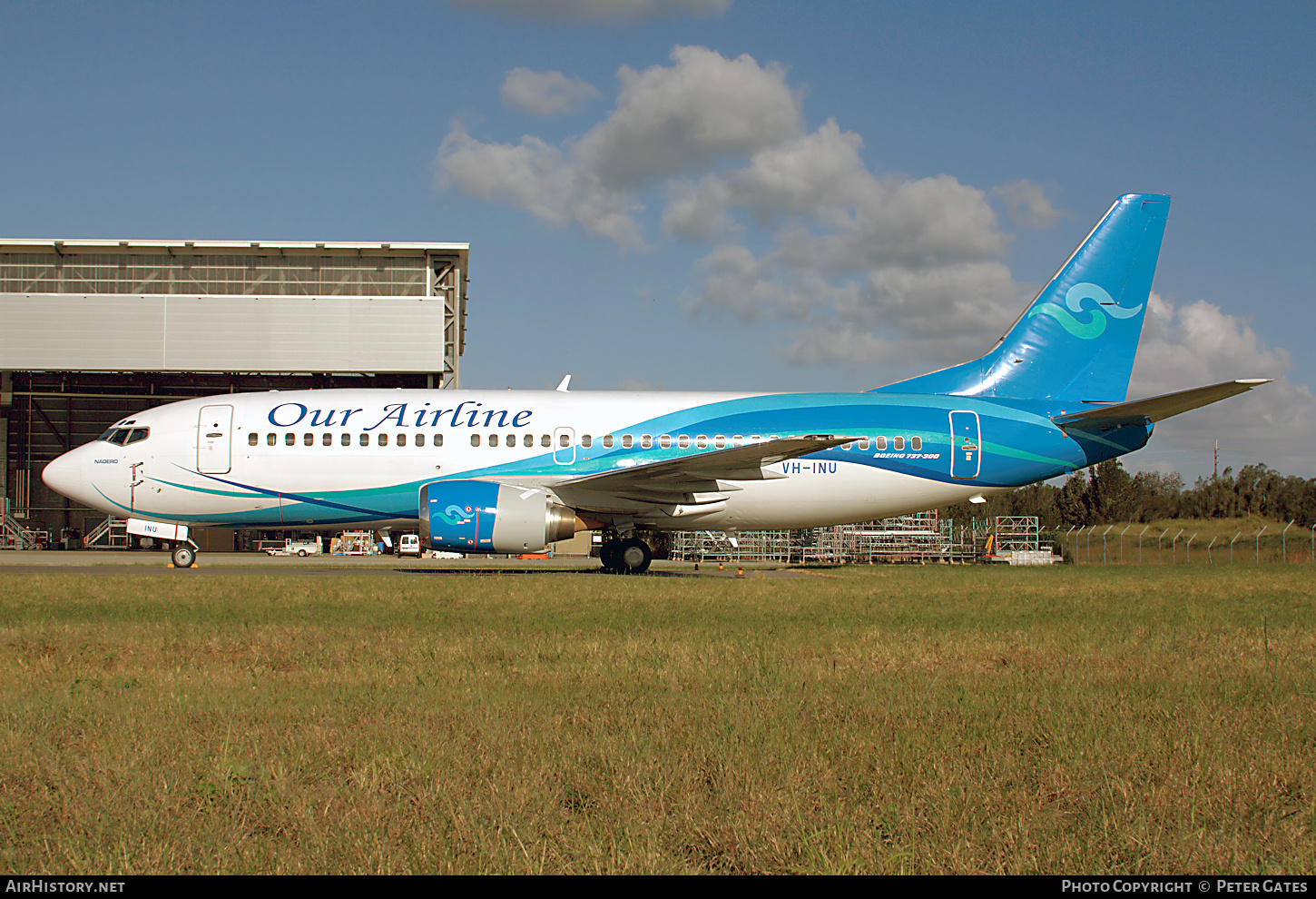 Aircraft Photo of VH-INU | Boeing 737-3Y0 | Our Airline | AirHistory.net #205578