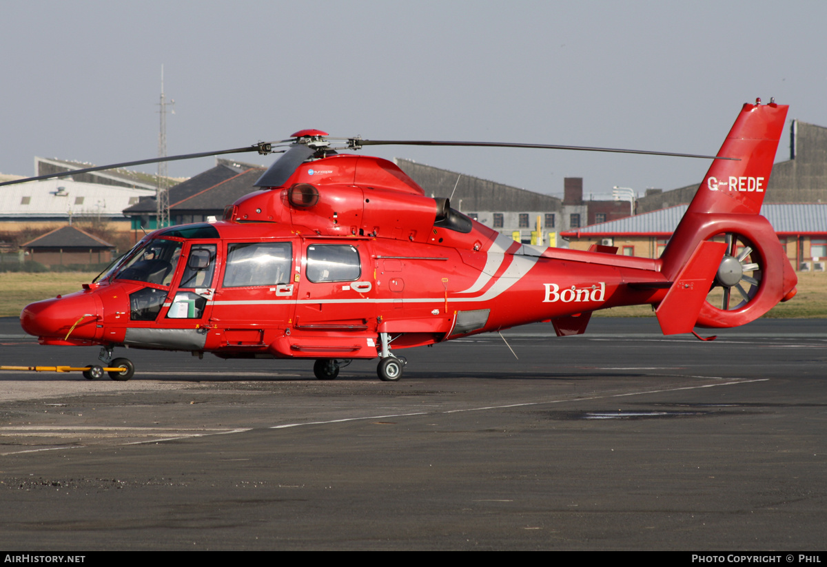 Aircraft Photo of G-REDE | Eurocopter AS-365N-3 Dauphin 2 | Bond Offshore Helicopters | AirHistory.net #205579
