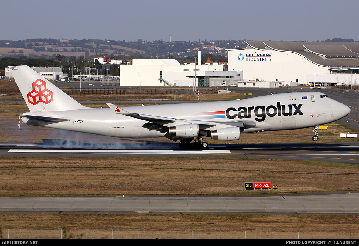 Aircraft Photo of LX-YCV | Boeing 747-4R7F/SCD | Cargolux | AirHistory.net #205587