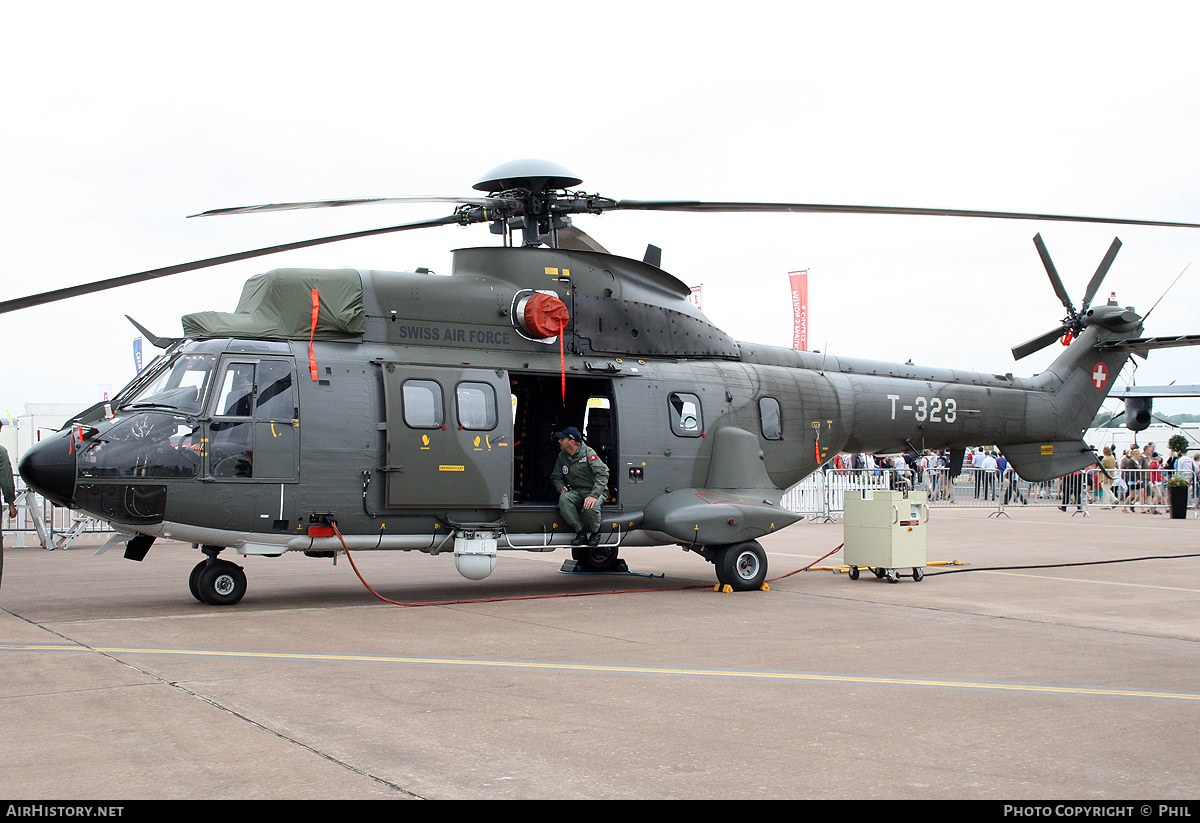 Aircraft Photo of T-323 | Aerospatiale TH06 Super Puma (AS-332M1) | Switzerland - Air Force | AirHistory.net #205611