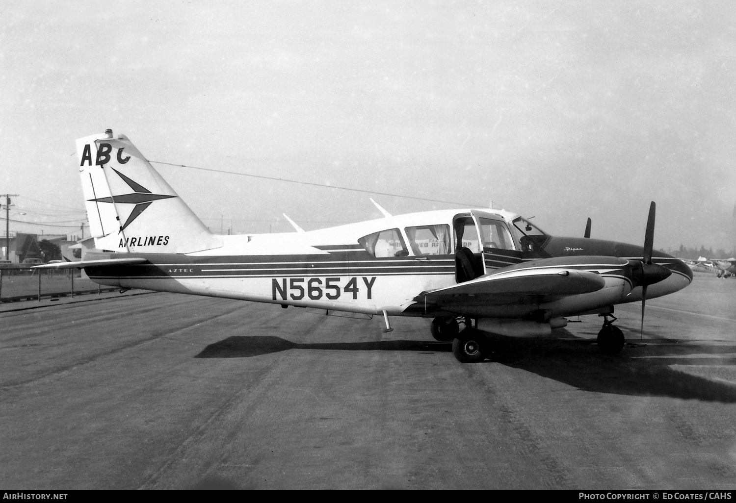 Aircraft Photo of N5654Y | Piper PA-23-250 Aztec B | ABC Airlines | AirHistory.net #205630