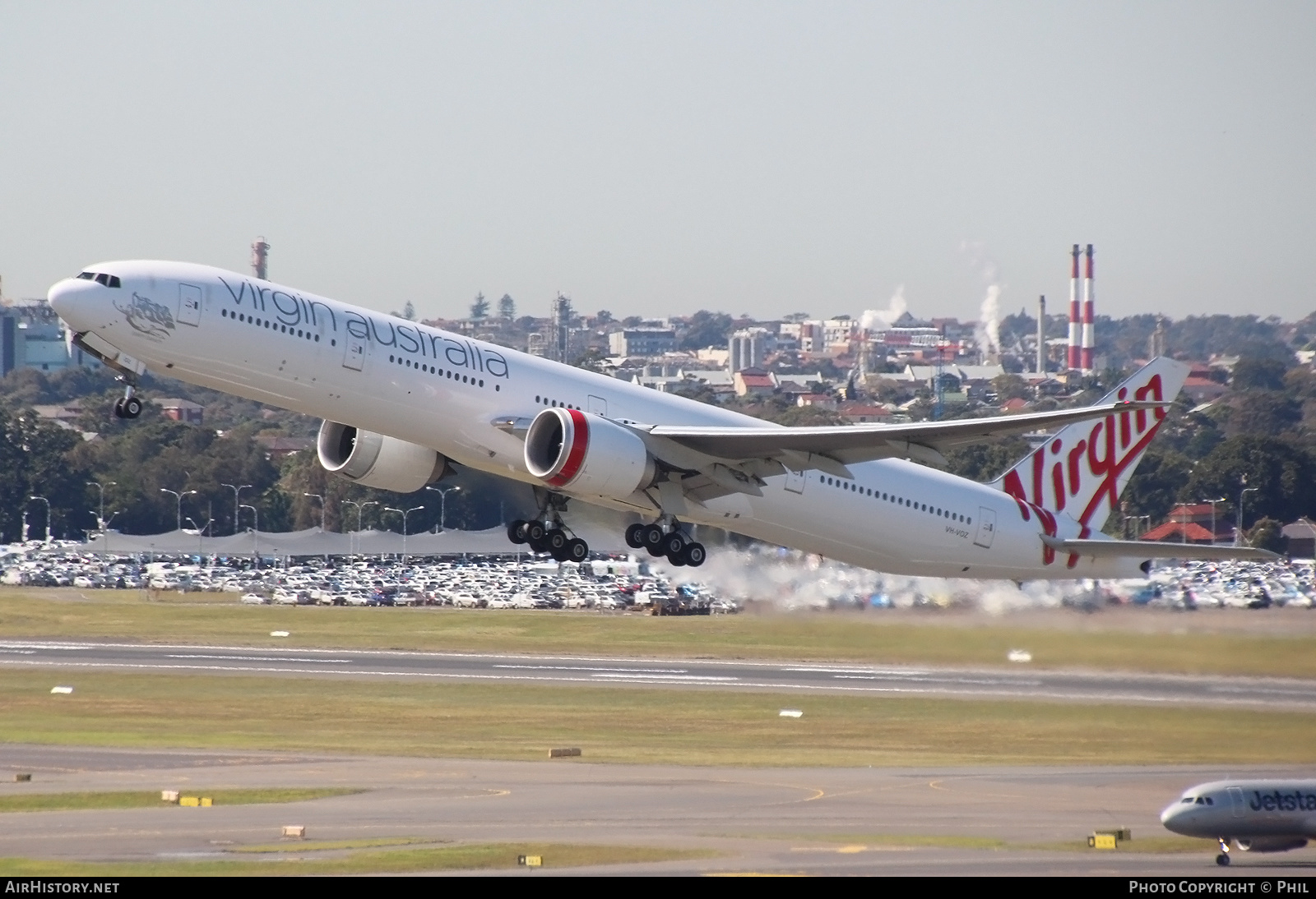 Aircraft Photo of VH-VOZ | Boeing 777-3ZG/ER | Virgin Australia Airlines | AirHistory.net #205650