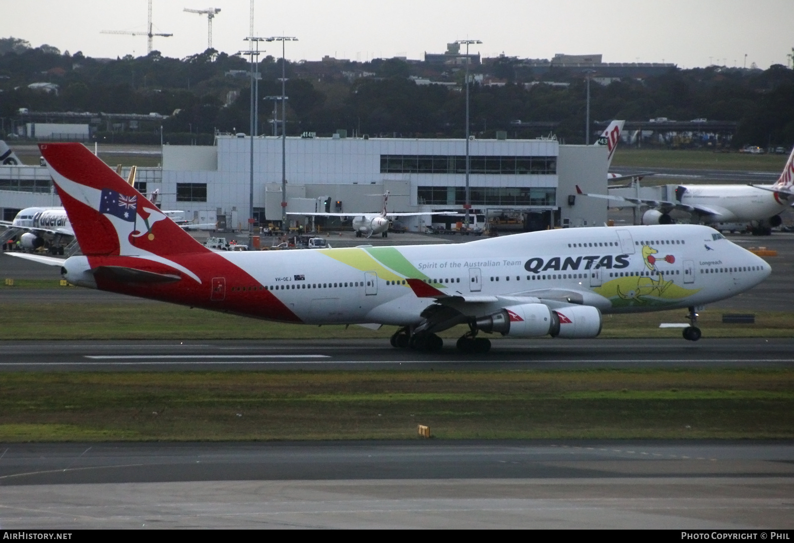 Aircraft Photo of VH-OEJ | Boeing 747-438/ER | Qantas | AirHistory.net #205656