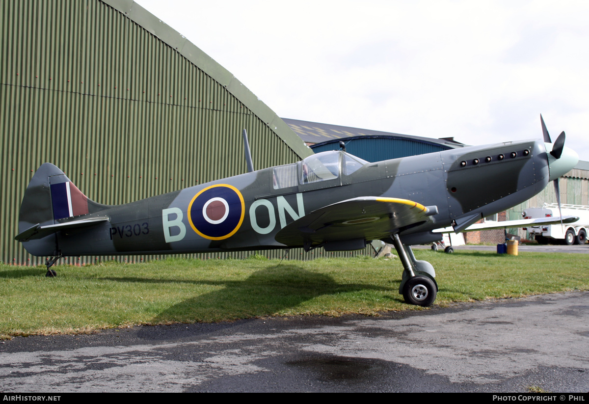 Aircraft Photo of G-CCJL / PV303 | Supermarine Aircraft Spitfire Mk26 | UK - Air Force | AirHistory.net #205663