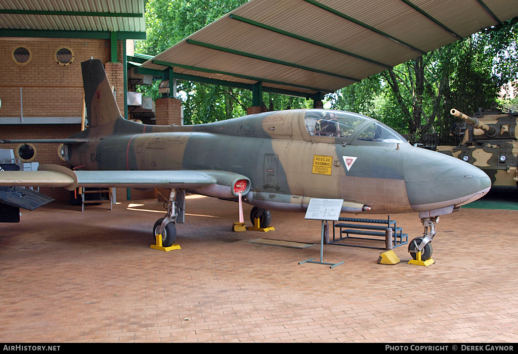 Aircraft Photo of 1045 | Atlas MB-326K Impala 2 | South Africa - Air Force | AirHistory.net #205674