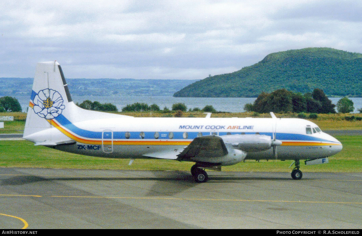 Aircraft Photo of ZK-MCF | Hawker Siddeley HS-748 Srs2A/275 | Mount Cook Airline | AirHistory.net #205684