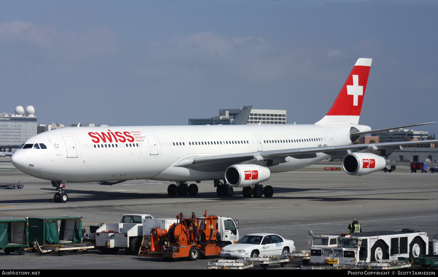 Aircraft Photo of HB-JMK | Airbus A340-313X | Swiss International Air Lines | AirHistory.net #205689