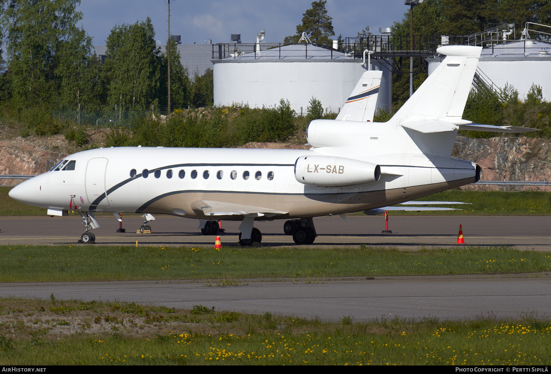 Aircraft Photo of LX-SAB | Dassault Falcon 900DX | AirHistory.net #205718