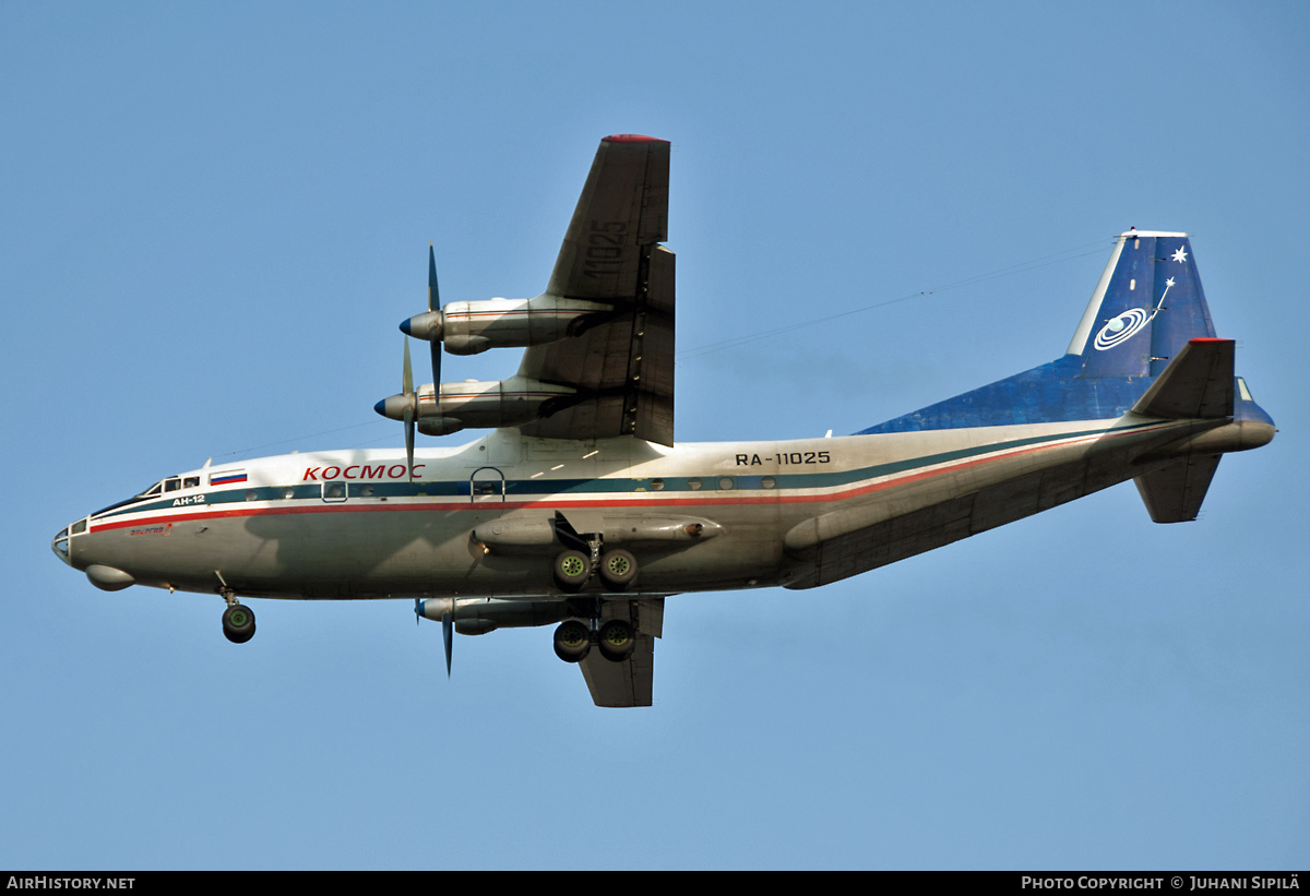 Aircraft Photo of RA-11025 | Antonov An-12B | Kosmos Airlines | AirHistory.net #205729