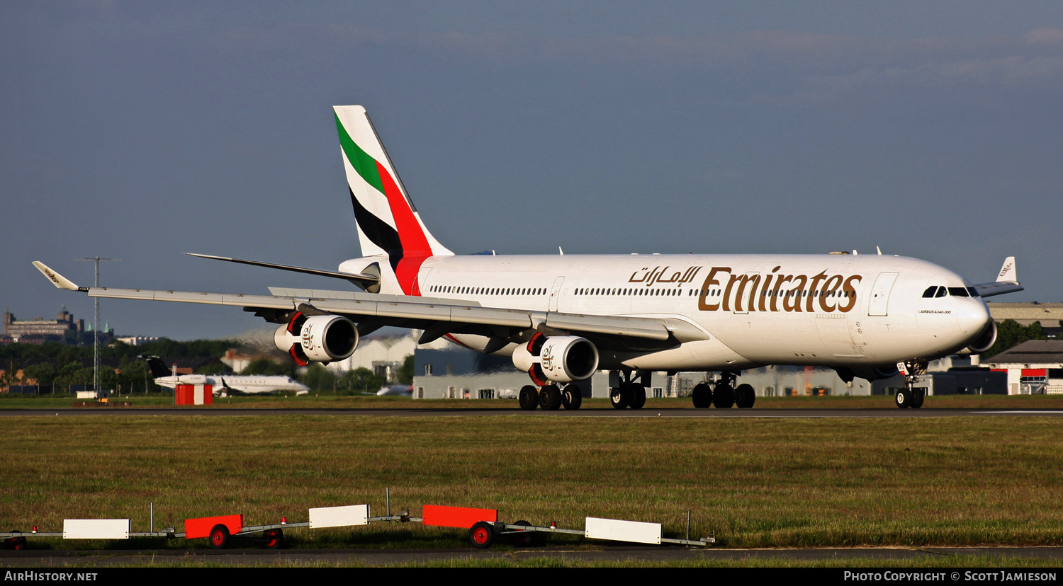 Aircraft Photo of A6-ERO | Airbus A340-313X | Emirates | AirHistory.net #205742