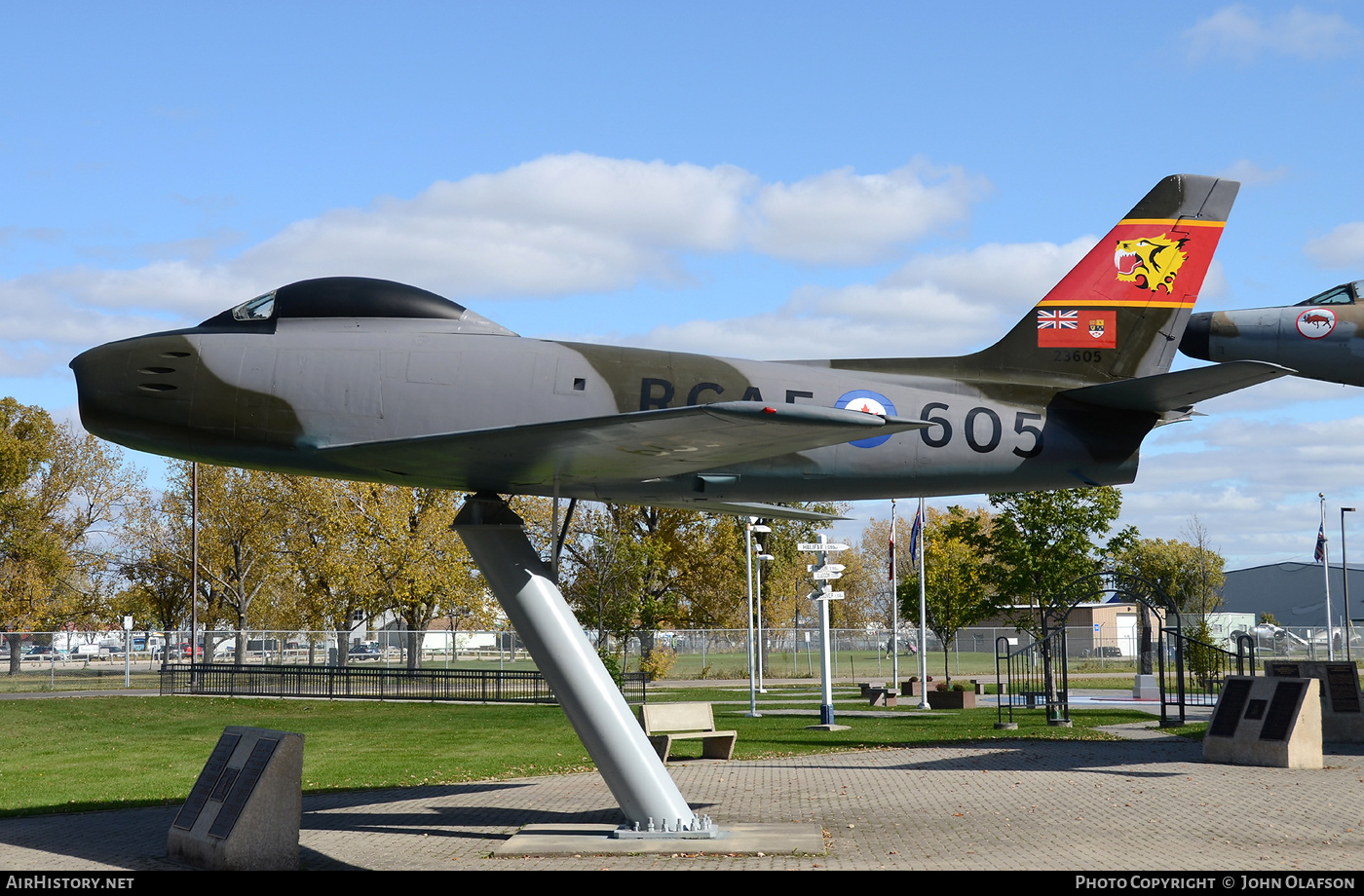 Aircraft Photo of 23605 | Canadair CL-13B Sabre 6 | Canada - Air Force | AirHistory.net #205765